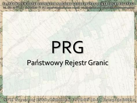 państwowy rejestr granic.